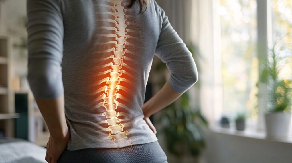 ai generated, back, back pain, pain, spine, discomfort, injury, lower back, health, medical, muscle, skeleton, anatomy, inflammation, suffering, glowing, posture, x-ray, healthcare, bones, body, care