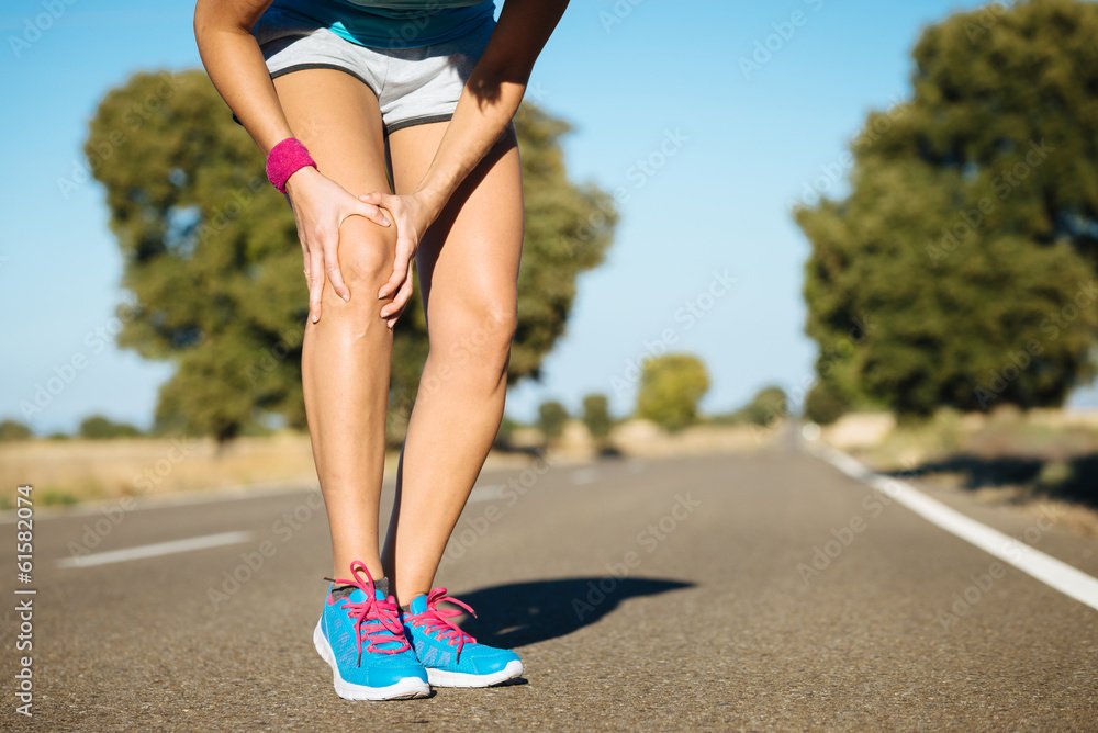 Runner training knee pain